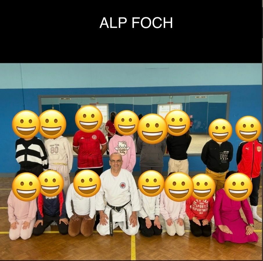karaté à l'école...