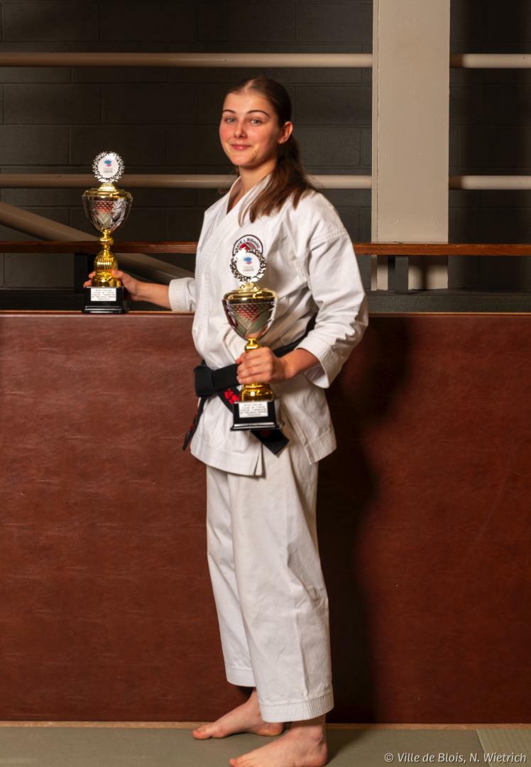 Aloïs Plisson, championne d’arts martiaux