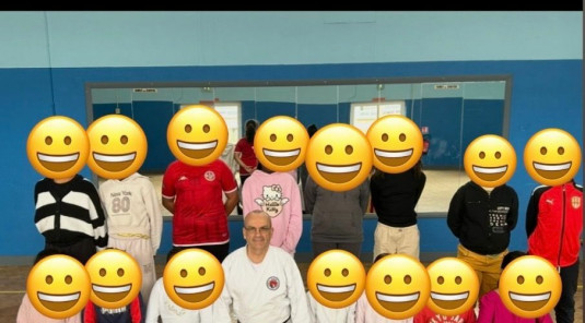 karaté à l'école...